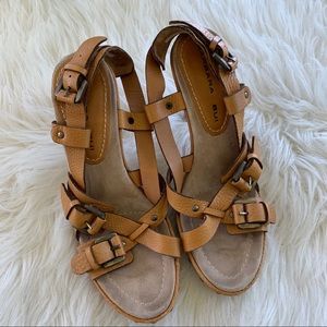 Barbara Bui Tan Studded Leather Heels- 37